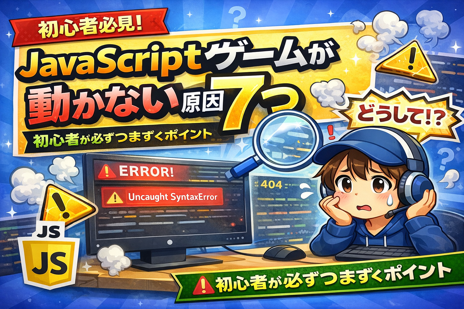 ゲームが動かない原因