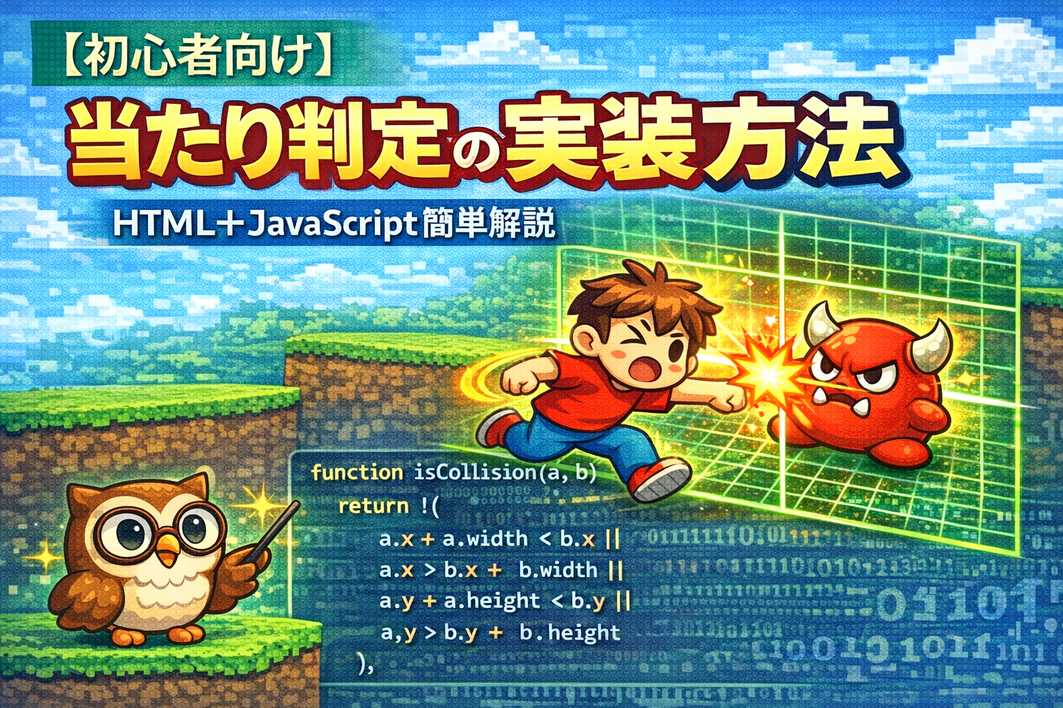 当たり判定の実装方法