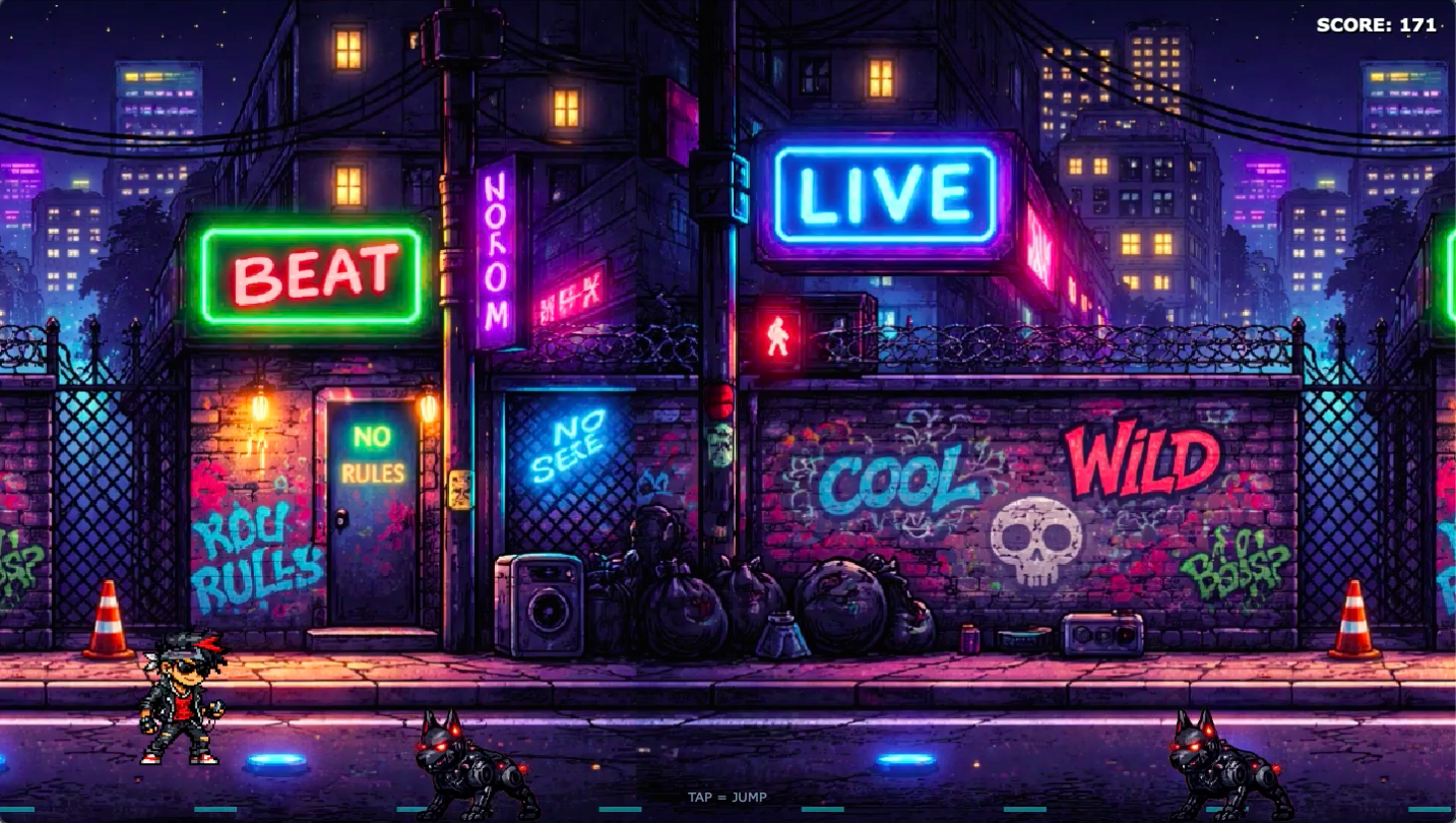 パンクなジャンプゲーム